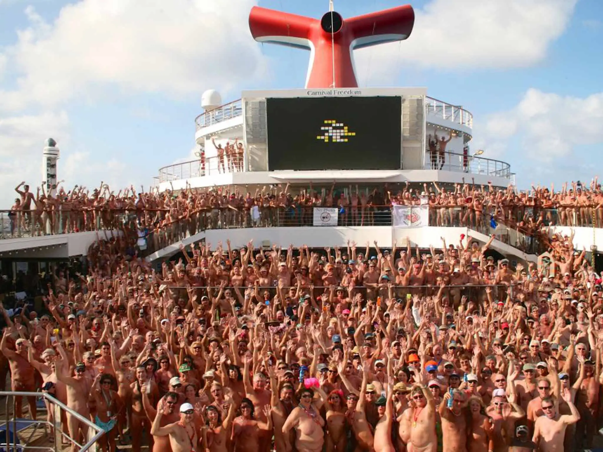 carnival nude cruise